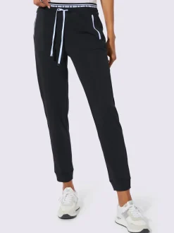 Pantalon jogpant à double ceinture avec poches zippées