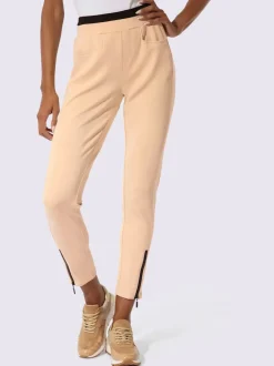 Pantalon jogpant en jersey avec poches et glissières