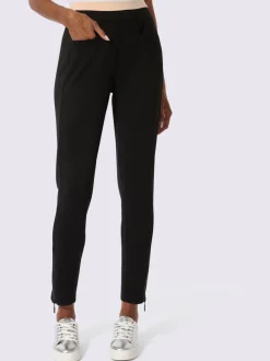 Pantalon jogpant en jersey avec poches et glissières