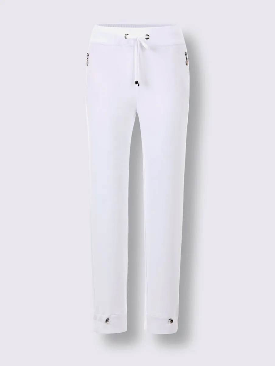 Pantalon jogpant en jersey avec ceinture élastique et poches