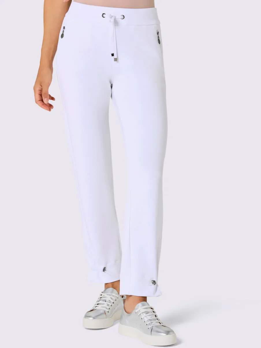 Pantalon jogpant en jersey avec ceinture élastique et poches