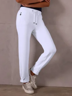 Pantalon jogpant en jersey avec ceinture élastique et poches