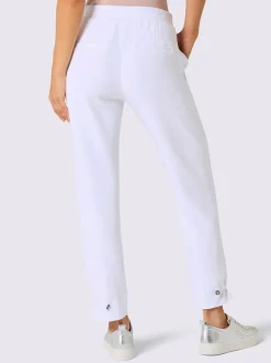 Pantalon jogpant en jersey avec ceinture élastique et poches