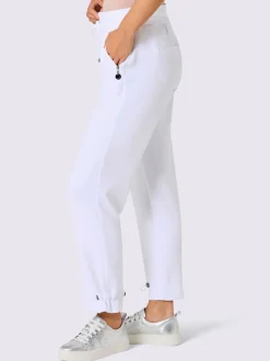 Pantalon jogpant en jersey avec ceinture élastique et poches
