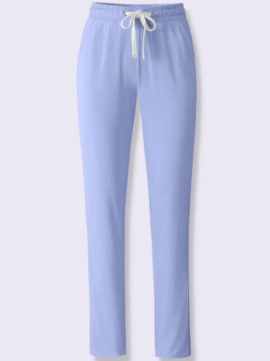Pantalon jogpant en matière douce avec ceinture élastique confortabel
