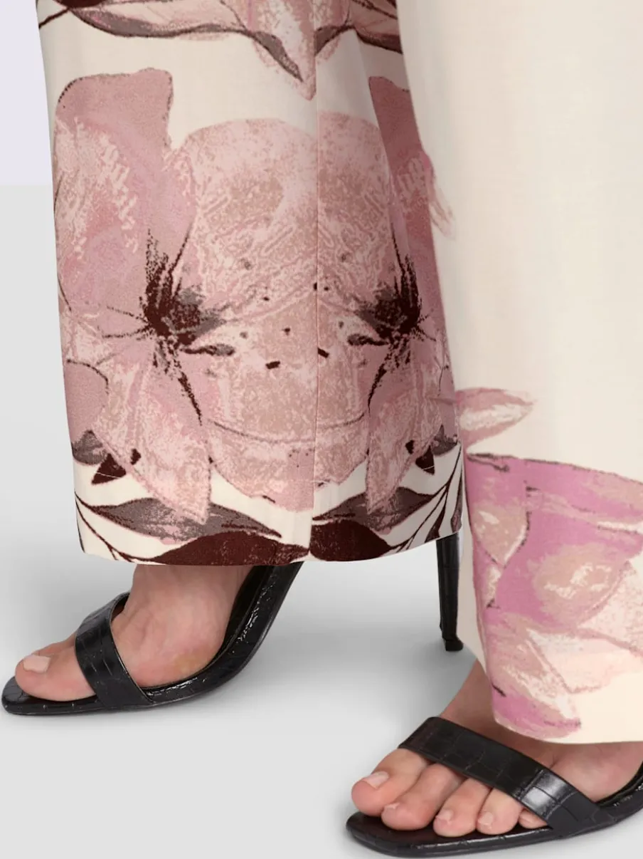 Pantalon joli motif floral
