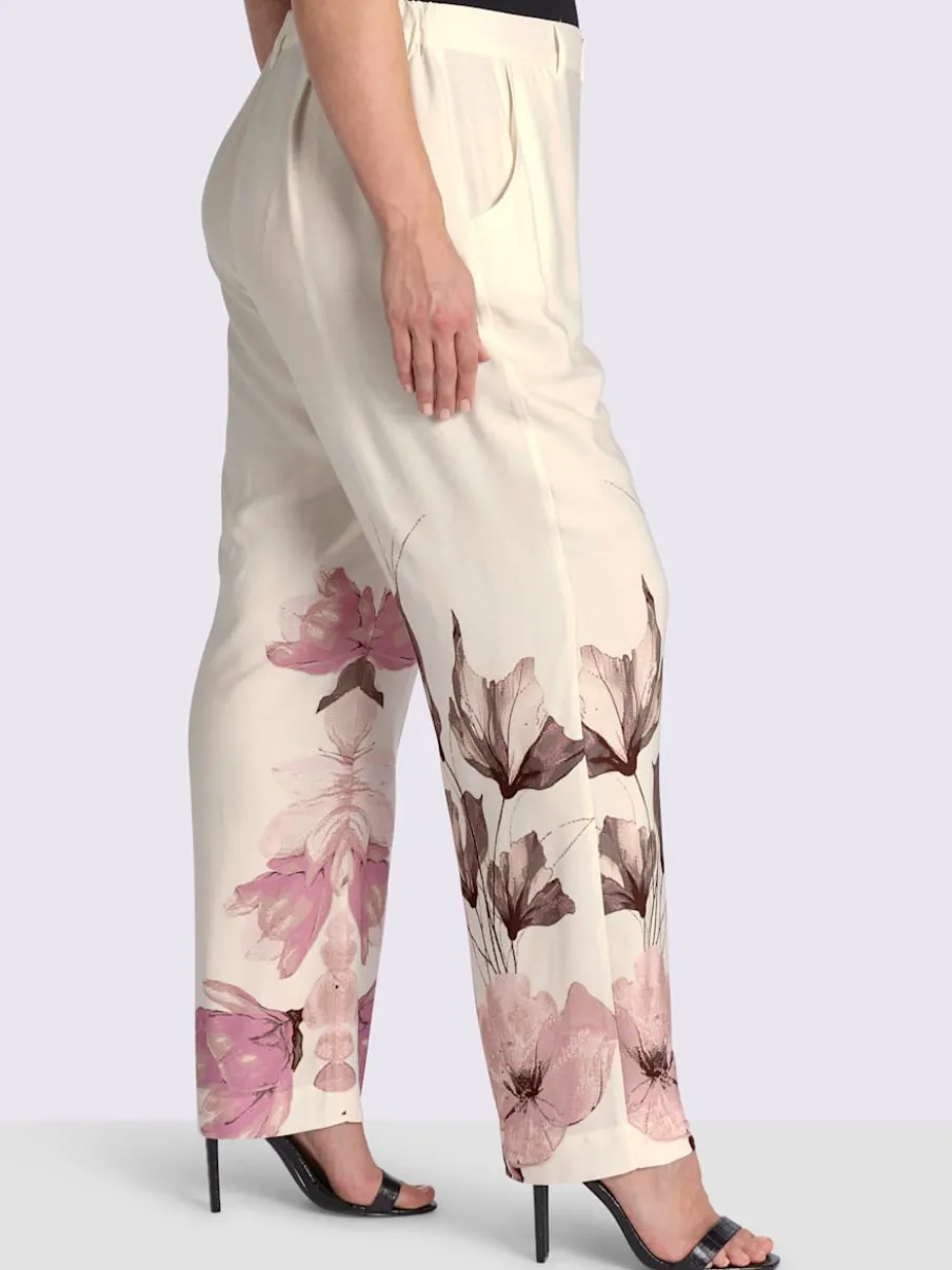 Pantalon joli motif floral