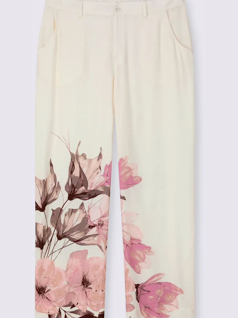 Pantalon joli motif floral