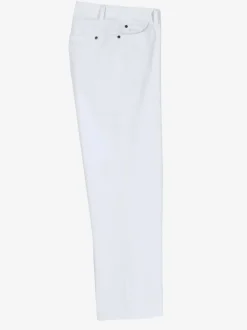 Pantalon large avec cinq poches et ceinture gainante