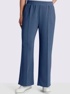 Pantalon large en jersey doux avec poches pratiques