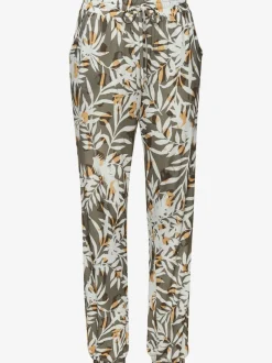 Pantalon léger avec poches et bas élastiqué imprimé