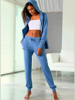 Pantalon lounge avec poches et cordon réglable