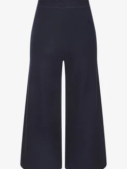 Pantalon lounge en tricot doux avec ceinture élastique et large coupe