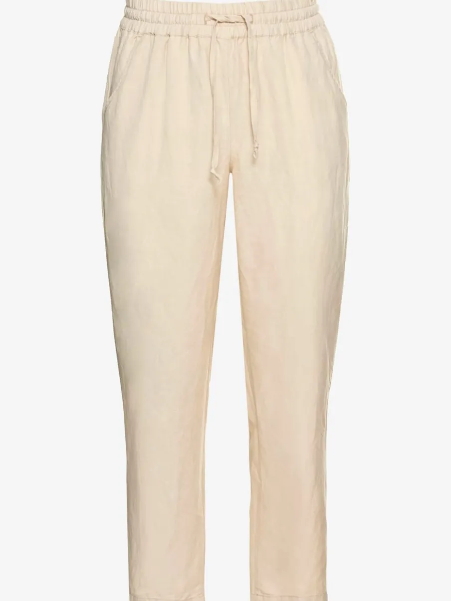 Pantalon mélange lin et viscose