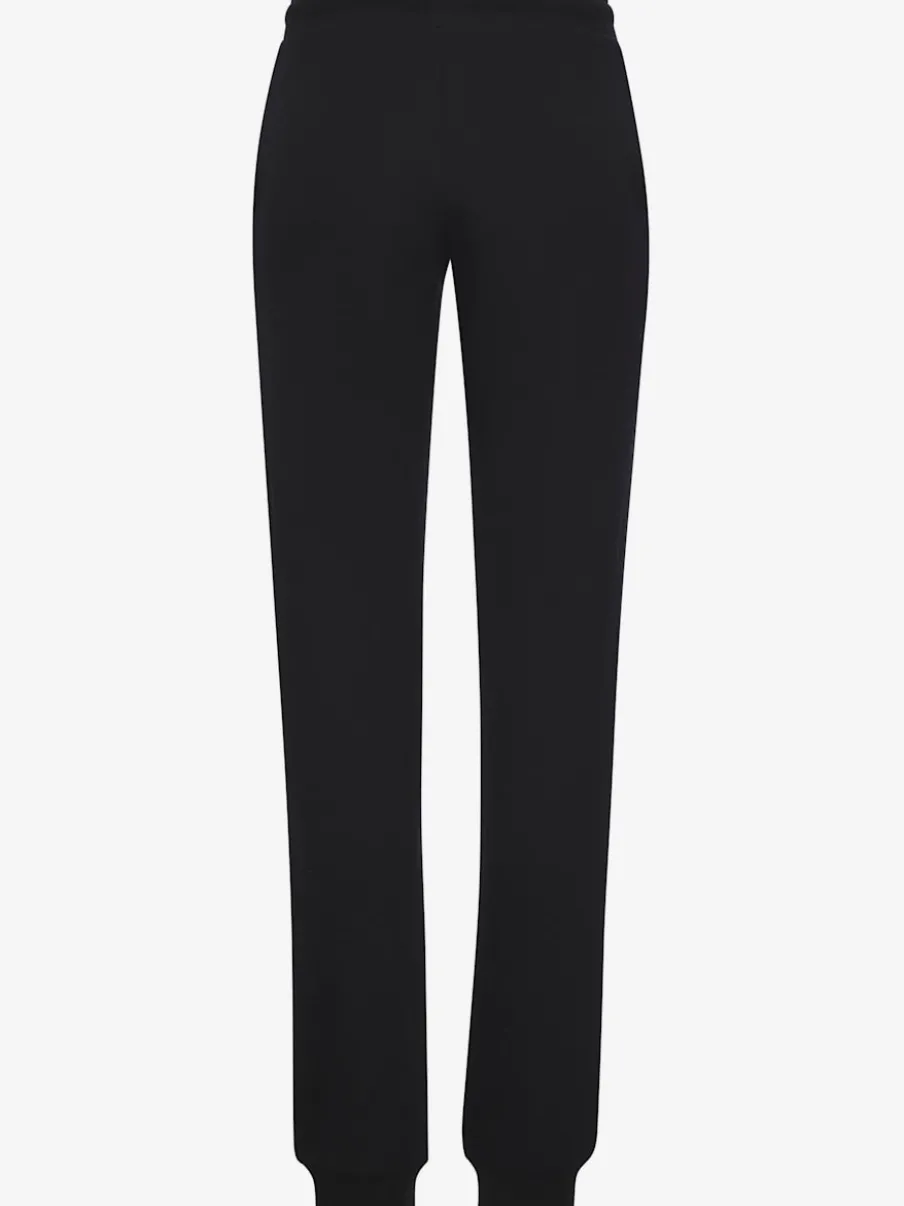 Pantalon molletonné avec ceinture élastique et poches latérales