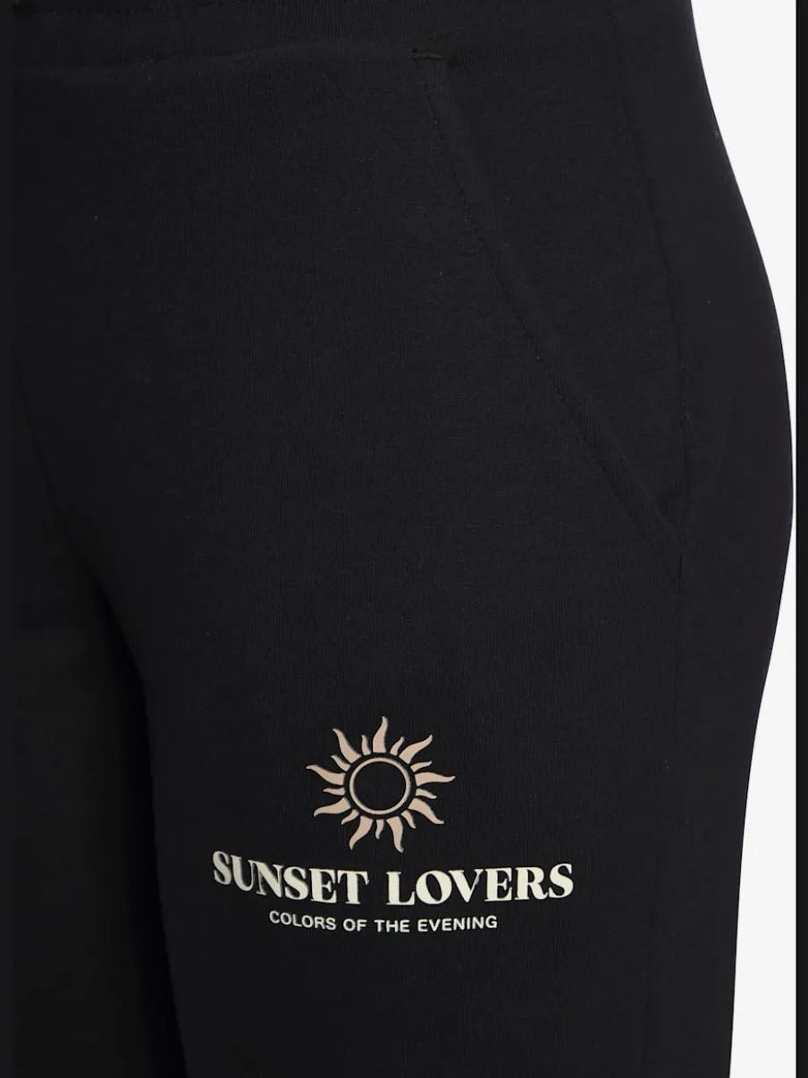 Pantalon molletonné avec ceinture élastique et poches latérales
