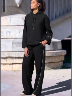 Pantalon molletonné pantalon détente ample et confortable
