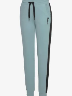 Pantalon molletonné sportif à rayures latérales et poches fendues