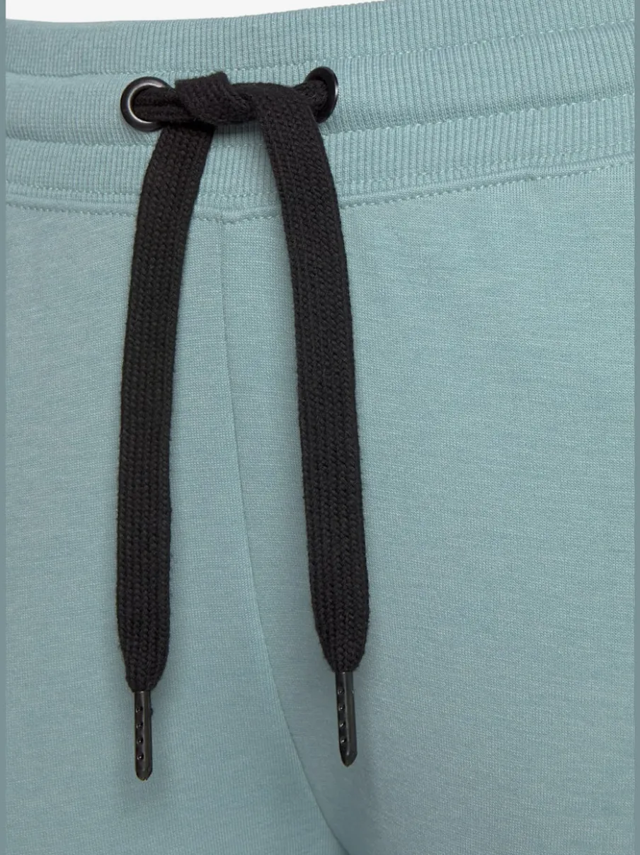 Pantalon molletonné sportif à rayures latérales et poches fendues