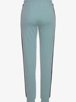 Pantalon molletonné sportif à rayures latérales et poches fendues
