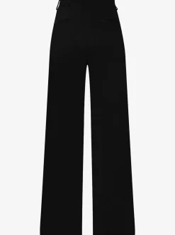Pantalon à motifs à jambes larges et taille haute