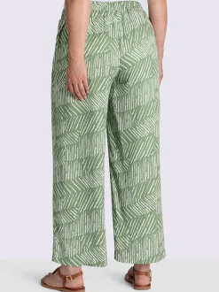 Pantalon 7/8 pantalon avec jambes larges