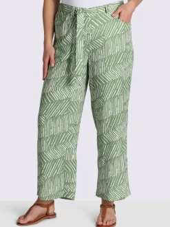 Pantalon 7/8 pantalon avec jambes larges