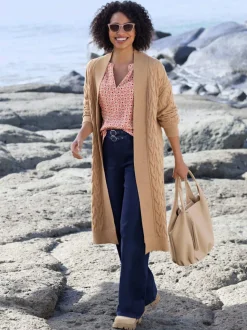 Pantalon 5 poches coupe droite en denim extensible
