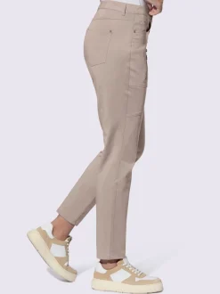 Pantalon 5 poches ultra-doux avec poches zippées raffinées
