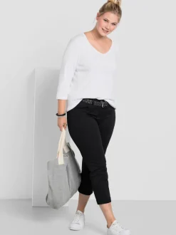 Pantalon 7/8 qualité extensible confortable