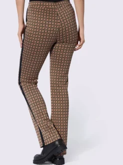 Pantalon rayures contrastées