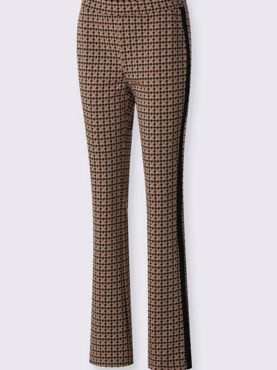 Pantalon rayures contrastées