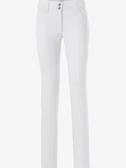 Pantalons ajustés à effet ventre plat avec poches