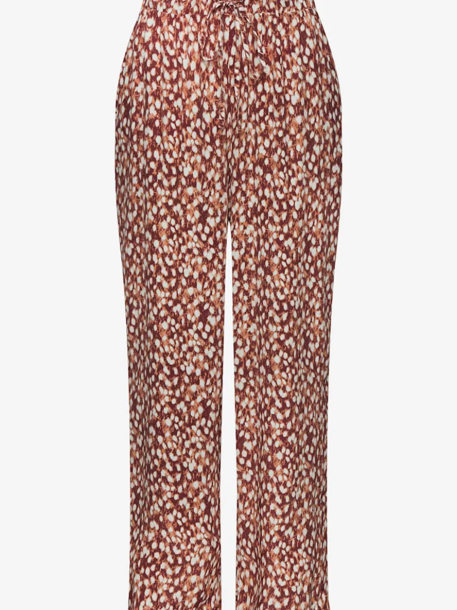Pantalons avec ceinture élastique et poches latérales