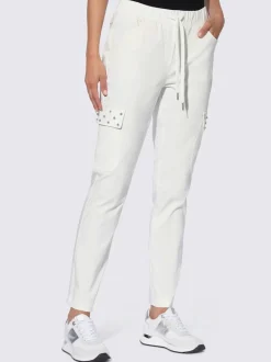 Pantalons avec ceinture élastique et poches cargo pratiques