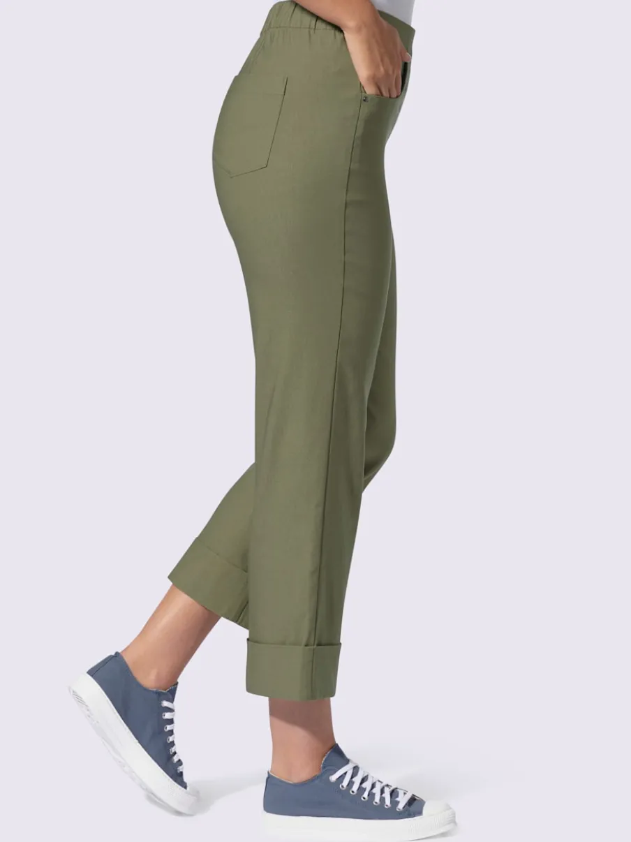 Pantalons avec ceinture élastique et poches fonctionnelles