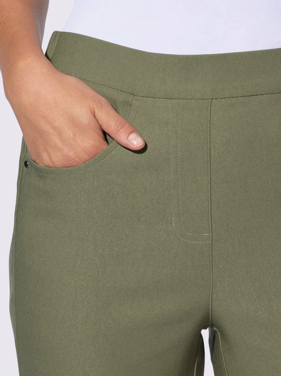 Pantalons avec ceinture élastique et poches fonctionnelles