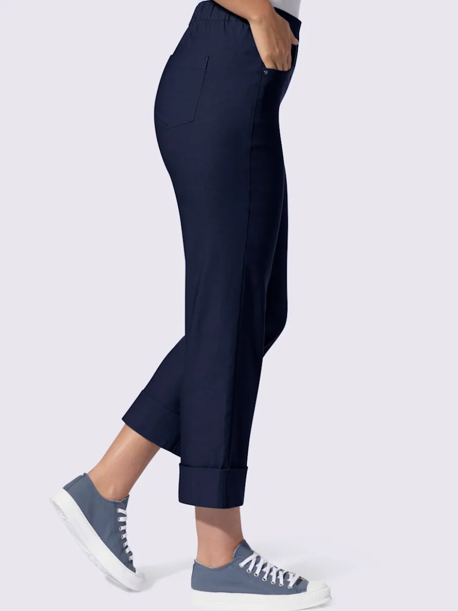 Pantalons avec ceinture élastique et poches fonctionnelles