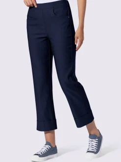 Pantalons avec ceinture élastique et poches fonctionnelles