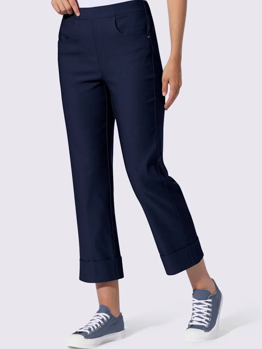 Pantalons avec ceinture élastique et poches fonctionnelles