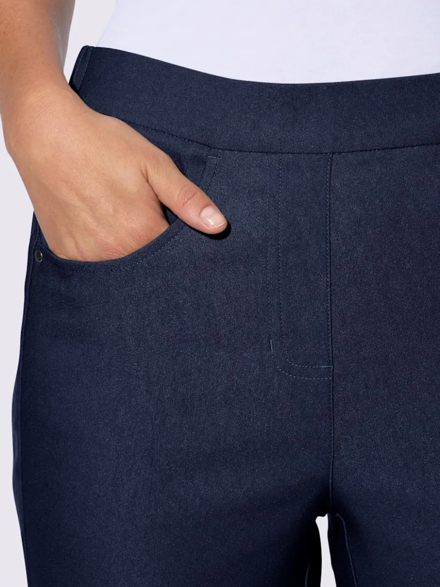 Pantalons avec ceinture élastique et poches fonctionnelles