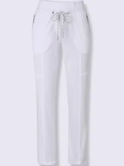 Pantalons 7/8 avec poches et ceinture élastique ajustable