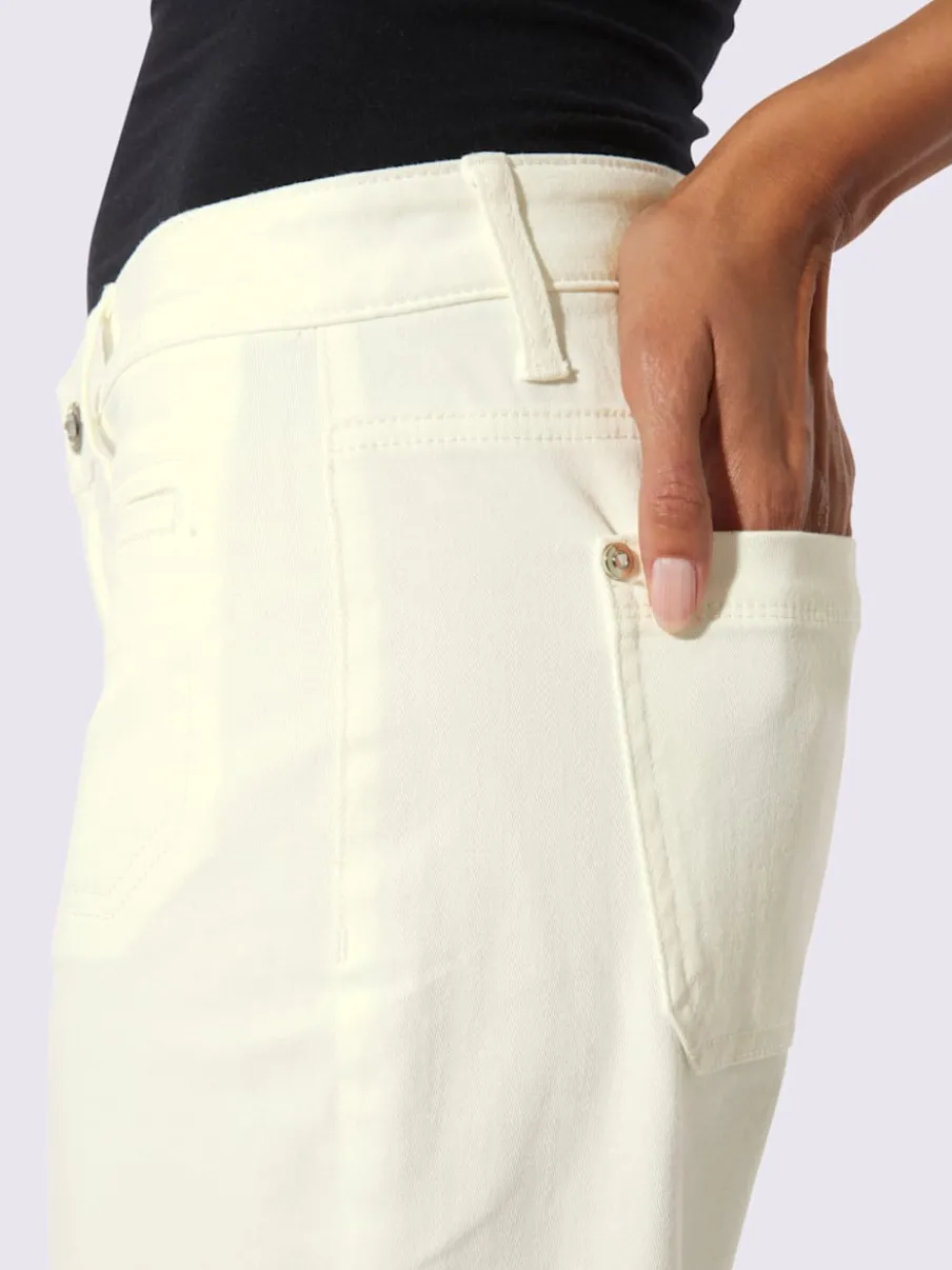 Pantalons bootcut en coton doux avec poches pratiques