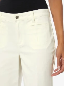 Pantalons bootcut en coton doux avec poches pratiques