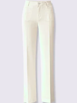 Pantalons bootcut en coton doux avec poches pratiques