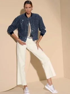 Pantalons bootcut en coton doux avec poches pratiques