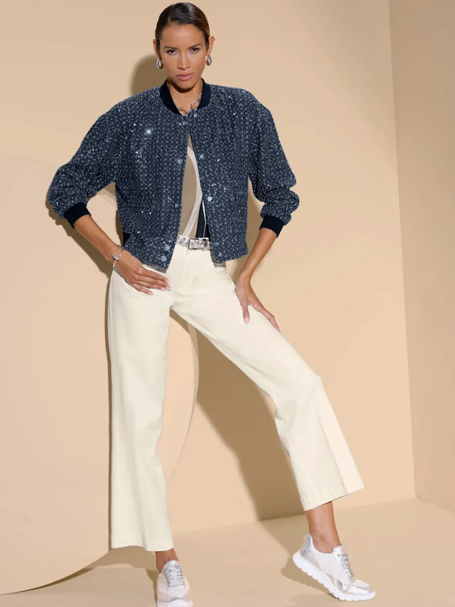 Pantalons bootcut en coton doux avec poches pratiques