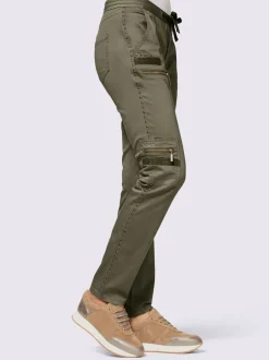 Pantalons cargo avec poches et ceinture coulisse confortables