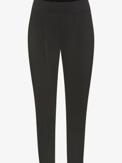 Pantalons à ceinture lisse coupe cigarette jambes 7/8