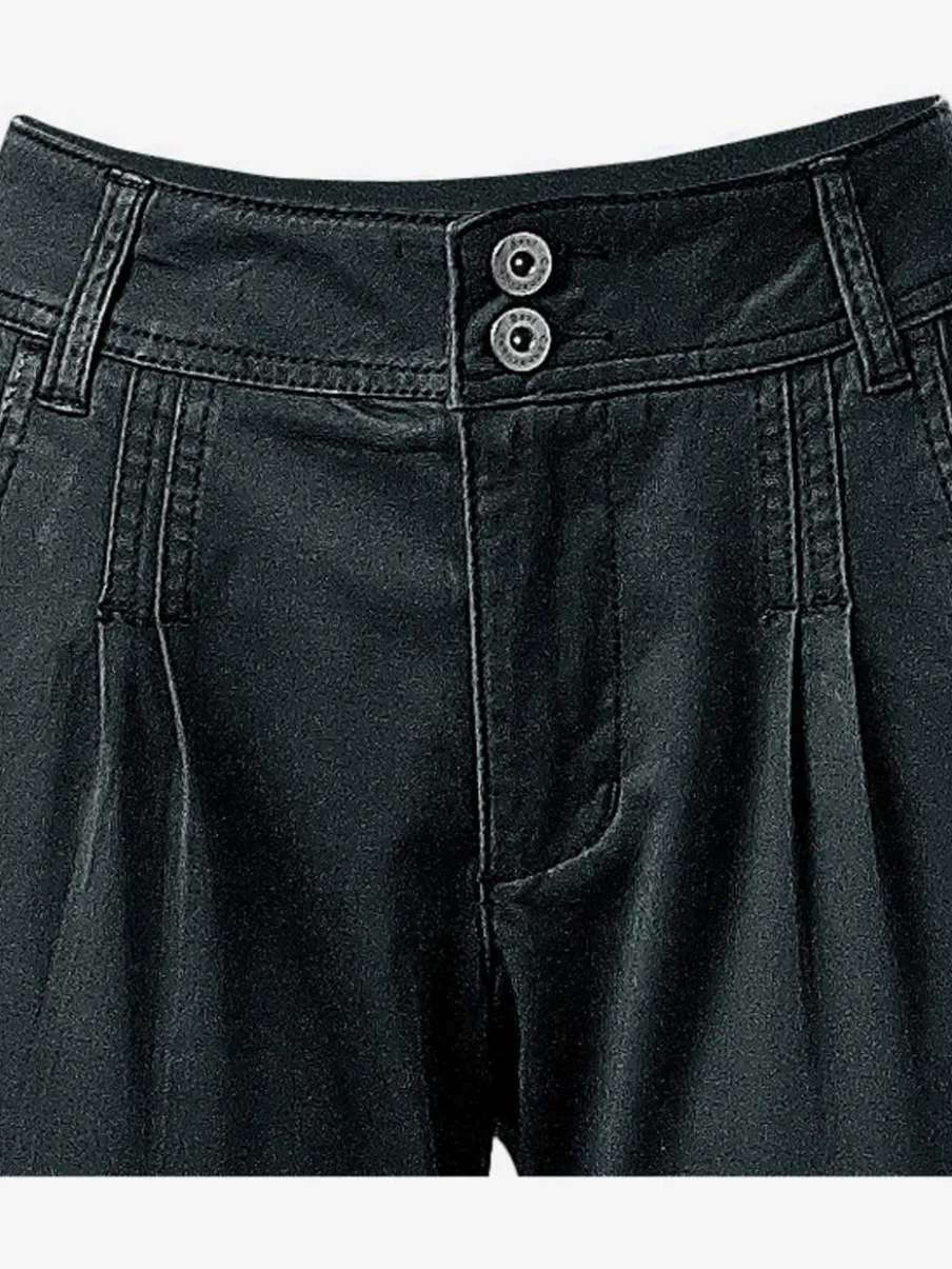 Pantalons chinos confortables avec poches fendues faciles à associer